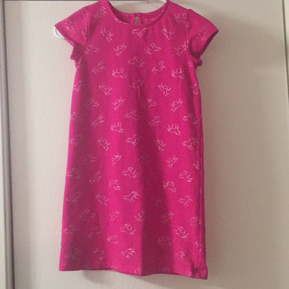 SOLD Girls' 7 Horse Dress NWOT - Picture 1 of 5